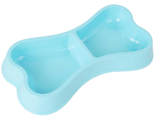 Miapet Plastik Kemik Desen Mama ve Su Kabı