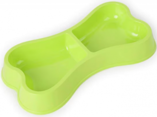 Miapet Plastik Kemik Desen Mama ve Su Kabı