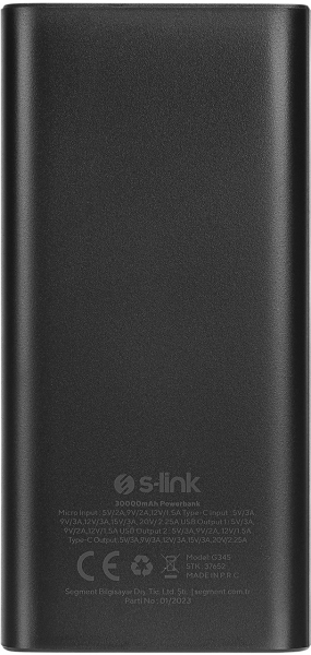 S-link G345 30000 mAh Powerbank