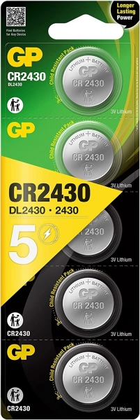 GP CR2430 5'li Düğme Pil