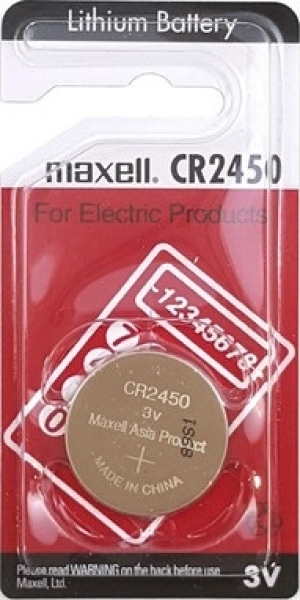 Maxell CR2450 Düğme Pil