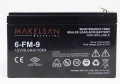 Makelsan 6-FM-9 12V 9AH resim