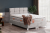 Setay Gümüş Real Pedli 120x200 Baza+Başlık+Yatak Seti