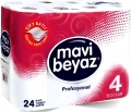 Mavi Beyaz Profesyonel Tuvalet Kağıdı 24 Rulo resim