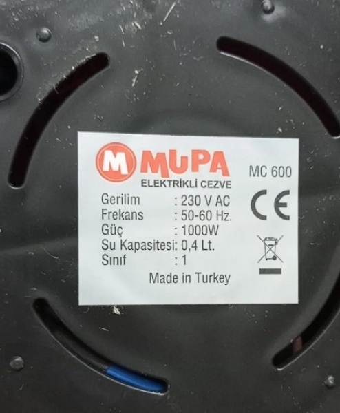 Mupa Mutsan MC600 Kahve Makinesi