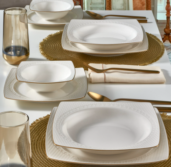 Güral Porselen Bonenjoy 8 Parça Yemek Takımı