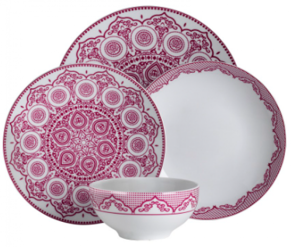 Güral Porselen Camelia 5510 18 Parça Yemek Takımı