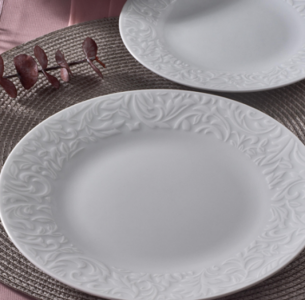 Güral Porselen Bronte 18 Parça Yemek Takımı