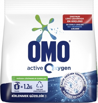 Omo Active Oxygen Toz Çamaşır Deterjanı 1.2 kg