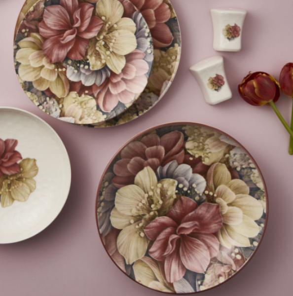 Güral Porselen Camelia 2794 30 Parça Yemek Takımı