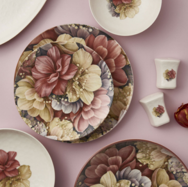 Güral Porselen Camelia 2794 30 Parça Yemek Takımı