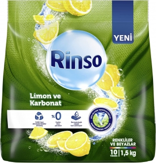 Rinso Limon ve Karbonat Toz Çamaşır Deterjanı 1.5 kg