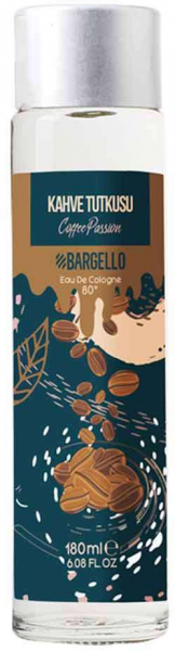 Bargello Kahve Tutkusu Kolonyası Cam Şişe 180 ml