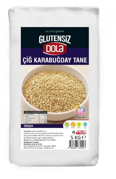 Dola Glutensiz Çiğ Karabuğday Greçka 5 kg