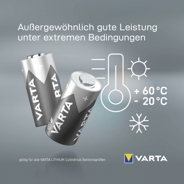 Varta Lithium Cylindrical V28PXL 28L Özel Pil