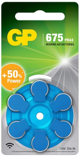 GP ZA675 675 6'lı Düğme Pil