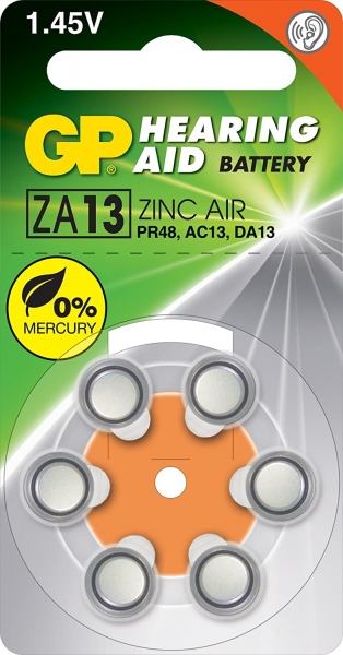 GP ZA13 13 6'lı Düğme Pil