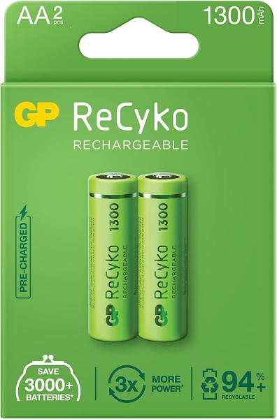 GP ReCyko AA 1300 mAh 2'li Kalem Pil