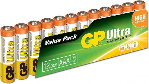 GP Ultra AAA 12'li İnce Kalem Pil