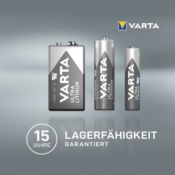 Varta Ultra Lithium AAA 2'li İnce Kalem Pil