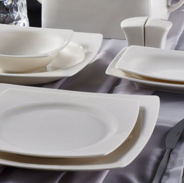 Güral Porselen Caroline 6117 62 Parça Yemek Takımı