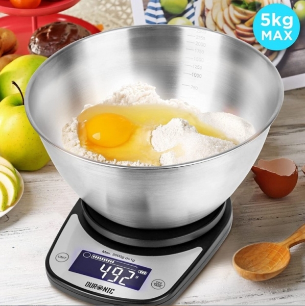 Duronic KS5000 BK/SS Mutfak Terazisi