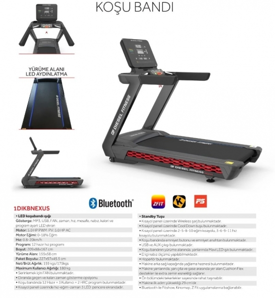 Diesel Fitness Nexus Koşu Bandı