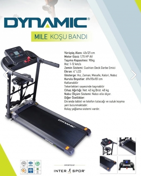 Dynamic Mile Koşu Bandı
