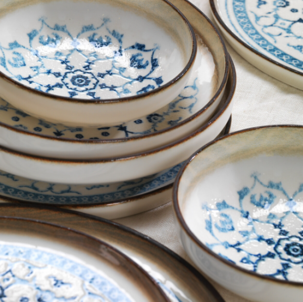 Schafer Vita MAV01 24 Parça Yemek Takımı (Mavi / Modern)