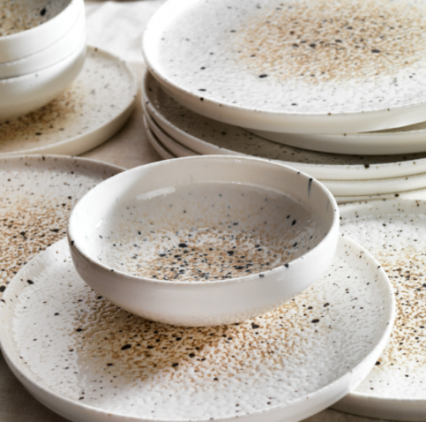 Schafer Vita BEJ01 24 Parça Yemek Takımı (Bej / Modern)