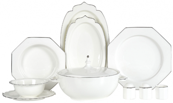 Korkmaz Mavera Collection A8323 60 Parça Yemek Takımı