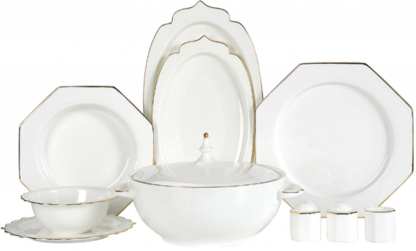 Korkmaz Mavera Collection A8322 60 Parça Yemek Takımı