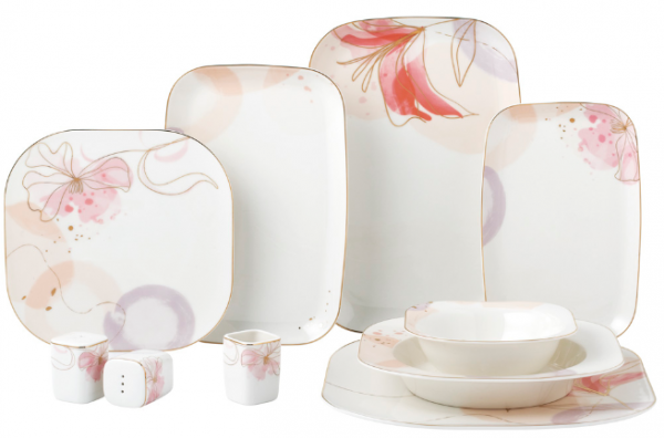 Korkmaz Eva Collection A8055 58 Parça Yemek Takımı