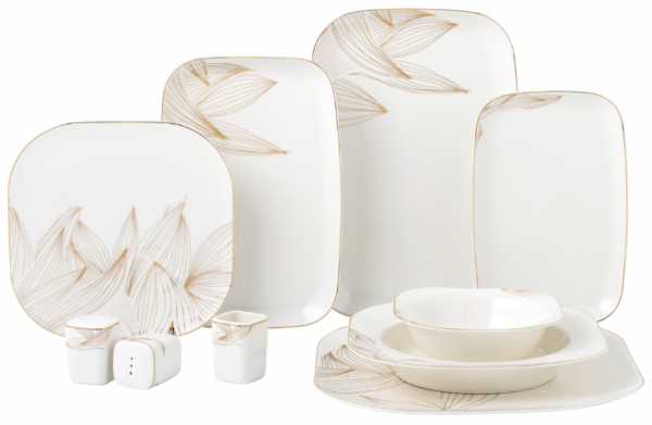 Korkmaz Eva Collection A8053 58 Parça Yemek Takımı