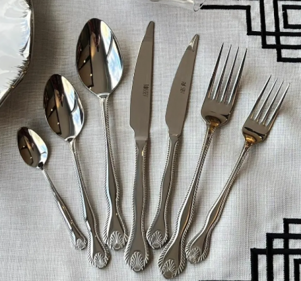 Rossev Briz Silver 42 Parça Çatal Kaşık Bıçak Takımı