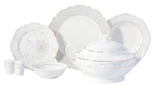 Korkmaz Eliza Collection A8279 60 Parça Yemek Takımı