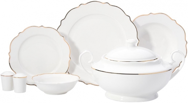 Korkmaz Eliza Collection A8249 60 Parça Yemek Takımı