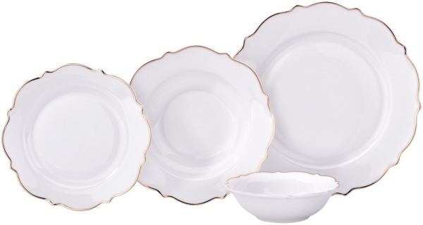 Korkmaz Eliza Collection A8249 60 Parça Yemek Takımı