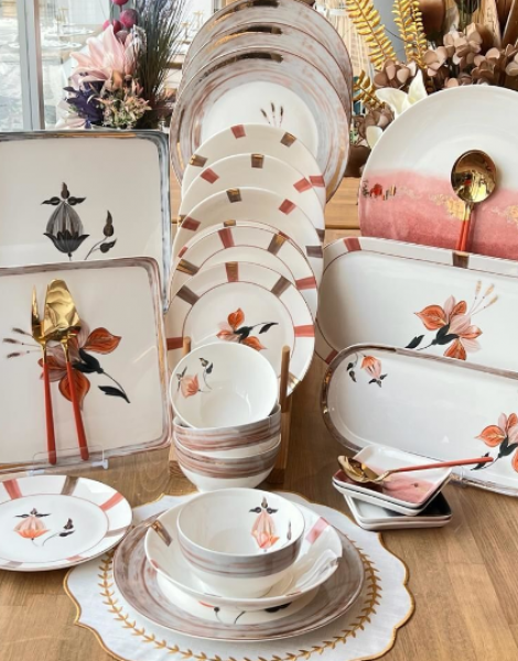 Rossev Rusty 30 Parça Yemek Takımı