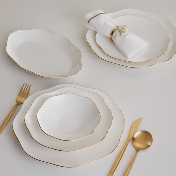 Karaca Streamline Cyrus Gold 59 Parça Yemek Takımı