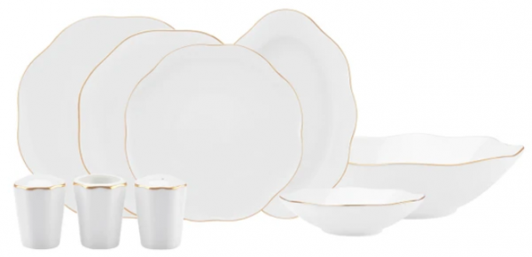 Karaca Streamline Cyrus Gold 59 Parça Yemek Takımı