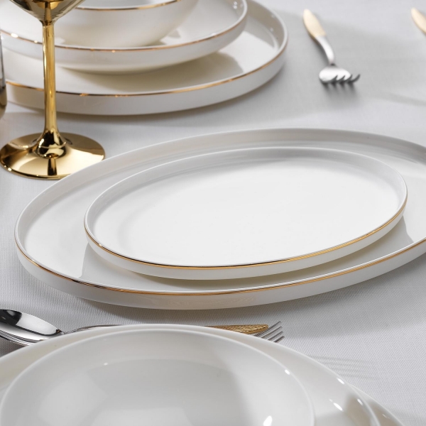 Schafer Adel GLD02 56 Parça Yemek Takımı