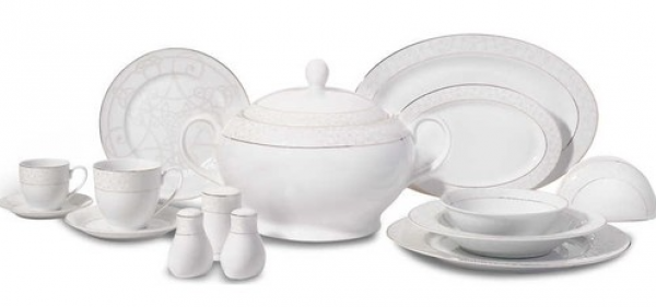 Korkmaz Bianca Collection A8048 86 Parça Yemek Takımı