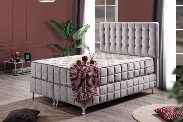 Setay Karmen Lana 150x200 Baza+Başlık+Yatak Seti