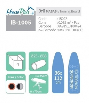 Doğrular Ib-1005 V Ütü Masası