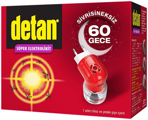 Detan Süper Elektrolikit 60 Gece Haşere İlacı