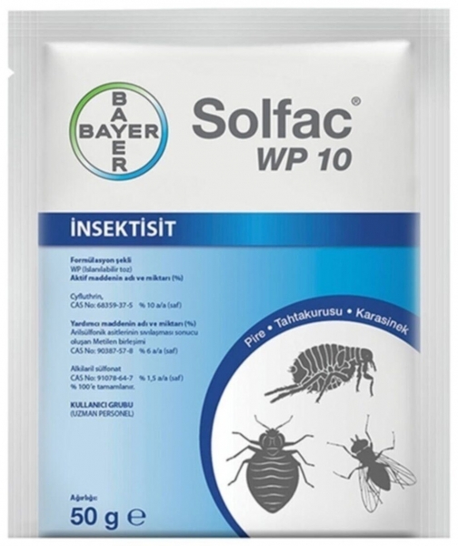 Bayer Solfac WP 10 Haşere İlacı
