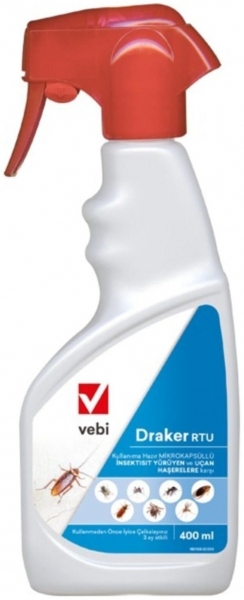 Vebi Draker 10.2 CS 400 ml Haşere İlacı (400 ml / Sprey)
