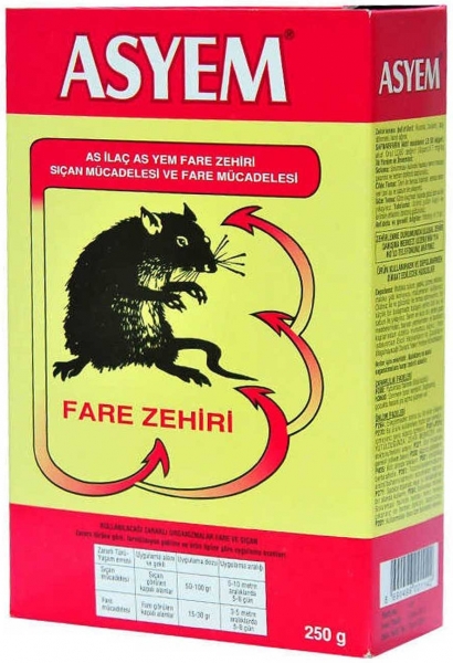 Asyem Fare Zehiri 250 gr Haşere İlacı