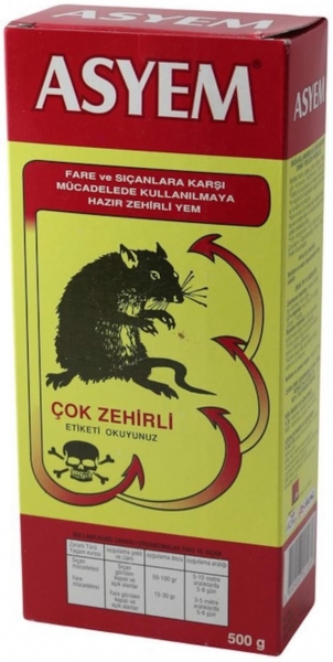 Asyem Fare Zehiri 500 gr Haşere İlacı
